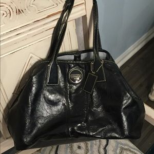 Patent Leather Authentic Coach Bag